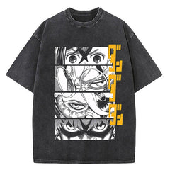 Kaisenix "Dandadan Cast" Dandadan Vintage Washed Oversized T-Shirt
