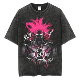 Kaisenix "Goku Black" Dragon Ball Vintage Washed Oversized T-Shirt