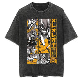 Kaisenix "Mereoleona Vermillion" Black Clover Vintage Washed Oversized T-Shirt