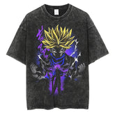 Kaisenix "Trunks" Dragon Ball Vintage Washed Oversized T-Shirt