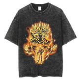 Kaisenix "Trunks" Dragon Ball Vintage Washed Oversized T-Shirt