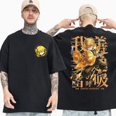 Zenitsu X Sleeping Beast - Demon Slayer Oversize T Shirt - Kaisenix