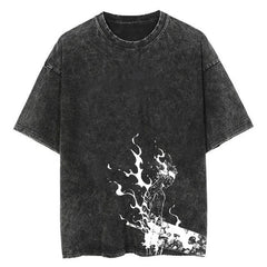 Kaisenix "Asta" Black Clover Vintage Washed Oversized T-Shirt