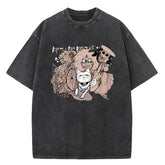 Kaisenix "Dandadan Cast" Dandadan Vintage Washed Oversized T-Shirt