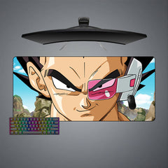 Vegeta Scouter Size Gaming Mouse Pad - Kaisenix