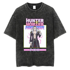 Kaisenix "Lucilfer" Hunter x Hunter Vintage Washed Oversized T-Shirt