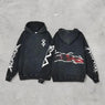 Anime Berserk Retro Washed 2-Sided Vintage Oversized Hoodie - Kaisenix