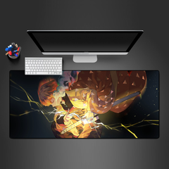 Zenitsu Lightning Size Gaming Mouse Pad - Kaisenix