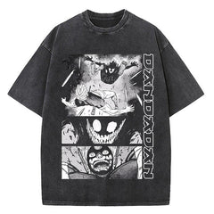 Kaisenix "Okarun" Dandadan Vintage Washed Oversized T-Shirt