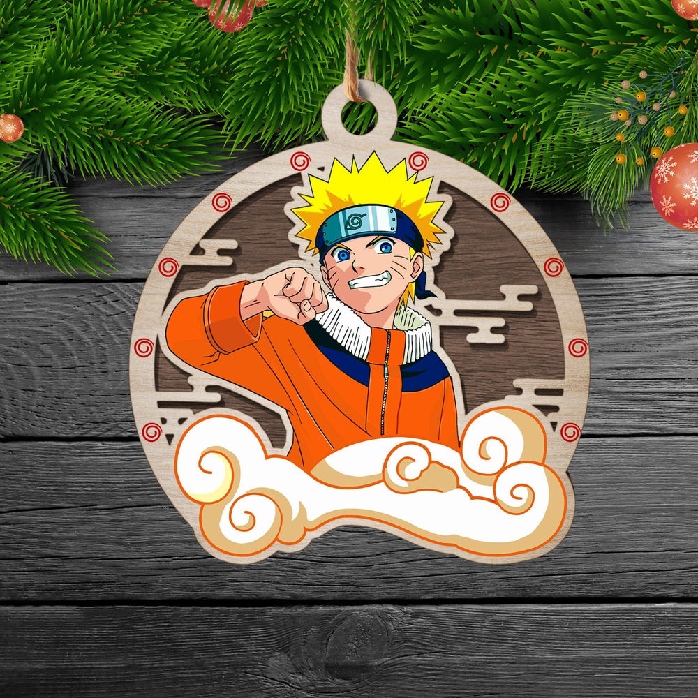 Naruto With Cloud Ornament Anime Ornaments - Kaisenix
