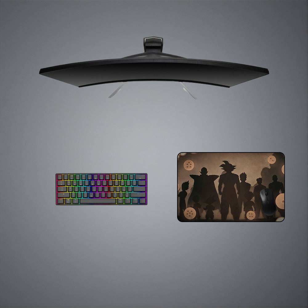 Dragon Ball Silhouette Design M-XXL Size Gaming Mouse Pad Computer Desk Mat - Kaisenix