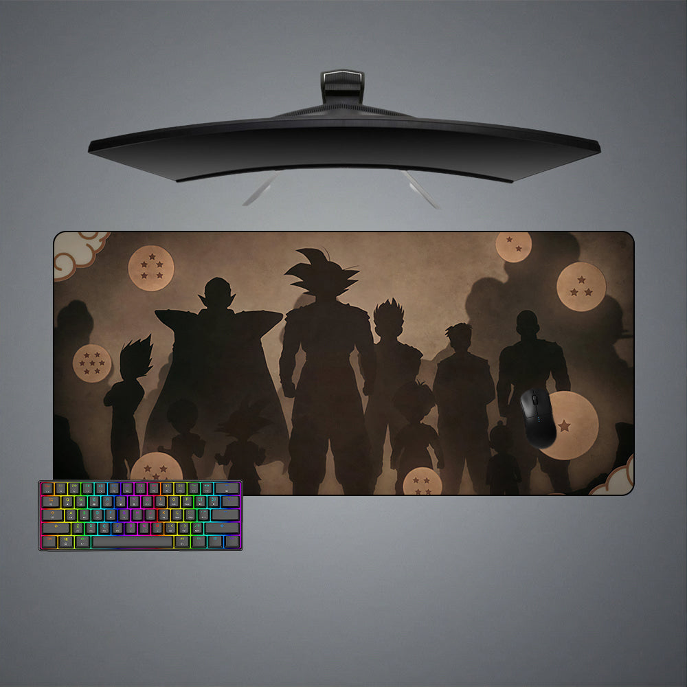 Dragon Ball Silhouette Size Gaming Mouse Pad - Kaisenix