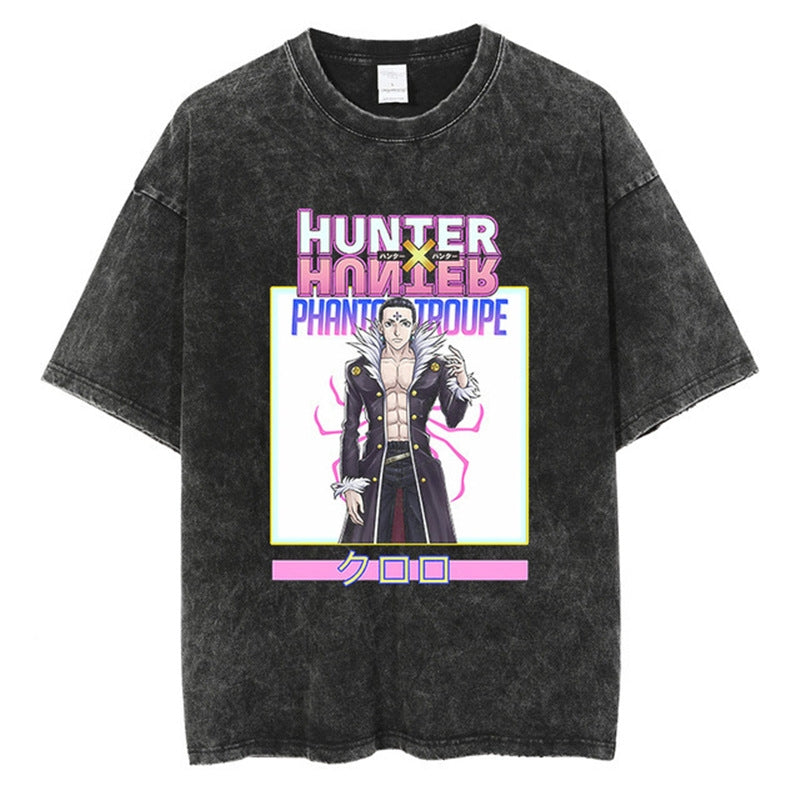 Kaisenix "Lucilfer" Hunter x Hunter Vintage Washed Oversized T-Shirt