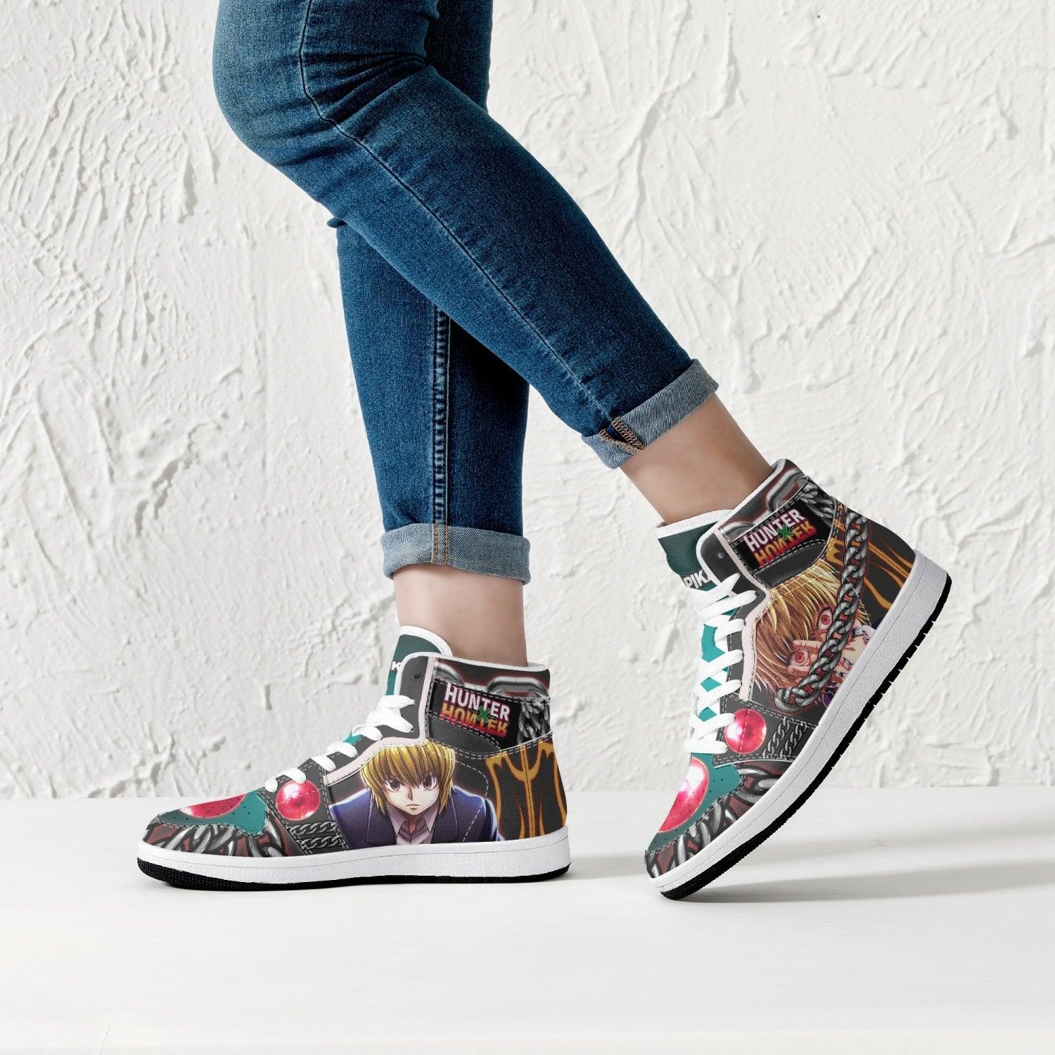 Kurapika Black Suit Hunter X Hunter Mid 1 Basketball Shoes