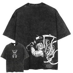 Kaisenix "Slayer" 2-Sided Vintage Oversized T Shirt